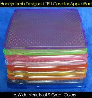   Honeycomb TPU Water Resistant Case & Screen Protector for Apple iPad