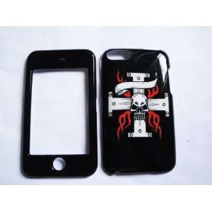   3rd Generation Cross Skull Design Solid Black Case Cell Phones