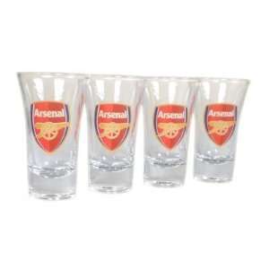  Arsenal Fc Official Shot Glass Set