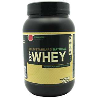 100% Whey 2 lb (909 g) Strawberry Protein Supplements Optimum 
