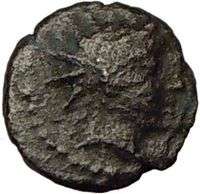 MYRINA Asia Minor 300BC Authentic Ancient Genuine Greek Coin HELIOS 