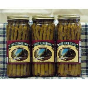 Premium Pickled Asparagus  3 jar set Grocery & Gourmet Food