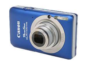 Canon Elph 100 HS Blue 12.1 MP 28mm Wide Angle Digital Camera