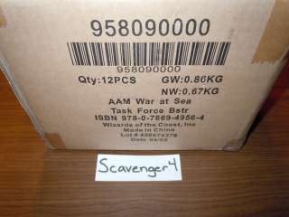 Task Force Booster Case War at Sea Axis Allies NEW 12  