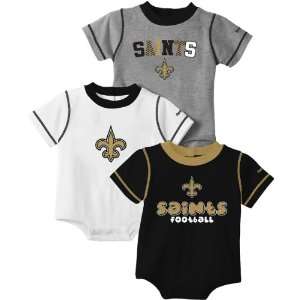   Orleans Saints Baby Infant Onesie Creeper 3 Pc Set 0 3 Months Baby