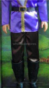 Mattel Barbie Purple Royal Prince Ken Handsome Doll Magic New Toy Set 