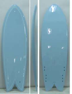 Quality 58 Epoxy Retrofish Surfboard Quad Fin FCS Plug  