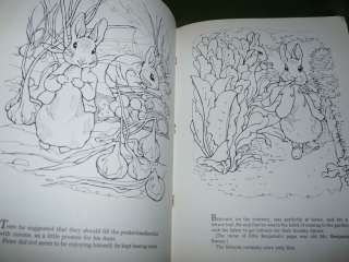 Coloring Book THE TALE OF BENJAMIN BUNNY Beatrix Potter 9780486241142 