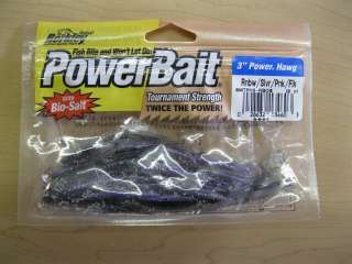 Berkley PowerBait 3 Power Hawg   Rnbow/Slvr/Pnk Flake  