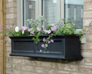   Mayne Fairfield 48 Window Box Outdoor Flower Planter   Black  