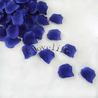 1000 Blue Silk Rose Petals Wedding Party Flower Favors  