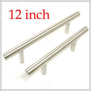 Stainless Steel 12 Cabinet Hardware Bar Pull Handle  