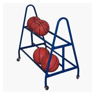  Deluxe Twelve Ball Basketball Carrier   Royal Blue