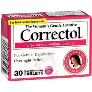   of 6 CORRECTOL BISACODYL LAX Tab 30 Tablets