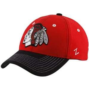   Zephyr Chicago Blackhawks Red Jumbotron Z Fit Hat