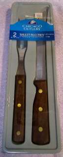 CHICAGO CUTLERY 2 PIECE CARVING SET WALNUT TRADITION NEW IN THE BOX 