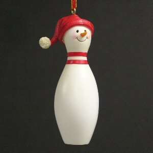  Snowman Bowling Pin Ornament