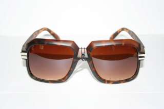 Cazal Design Sunglasses Run DMC Old School flat Brown Tortoise Retro 