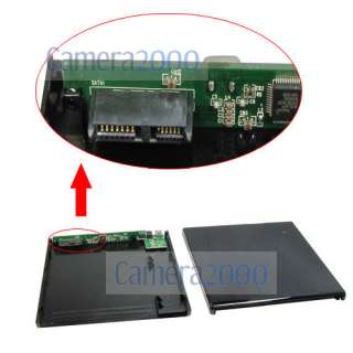 USB External Case For Laptop SATA CD/DVD ROM RW Drive  