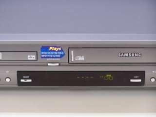 Samsung DVD CD VHS V1000 w DVD to VHS Recorder Player Combo Xlnt 