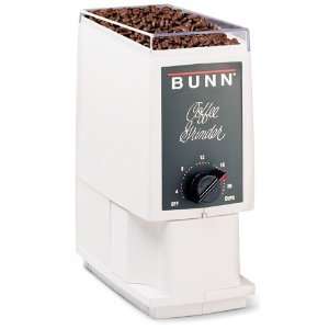 Bunn Professional Burr Coffee Grinder   White  Kitchen 