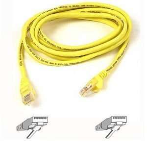  Belkin Cat5e Patch Cable. 15FT CAT5E PATCH CABLE YELLOW 