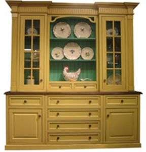 Classic Connaught HUTCH China Cabinet Antique Country European 