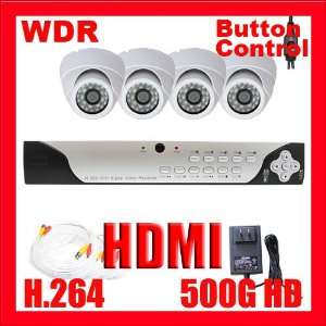   IR LEDs CCTV Surveillance Video Camera System Package: Camera & Photo