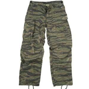 Camouflage Cargo Pants Tiger Stripe Camo Vintage Fatigue Pants(LRG 