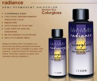 CLAIROL Radiance Colorgloss Semi Permanent Hair Color  