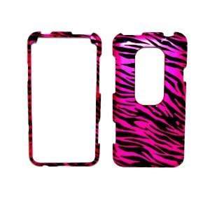 ) HOT PINK ZEBRA DESIGN FACEPLATE PROTECTOR CASE COVER + FREE STEREO 