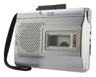 Brand NEW Coby CX R60 Voice Activated Cassette Recorder  