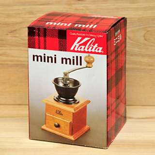 KALITA table wood vintage Mini mill hand coffee grinder  