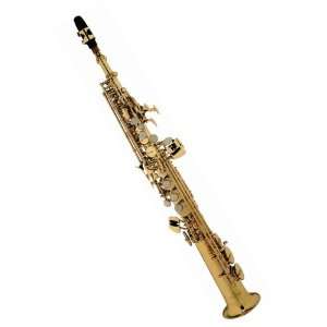   Brass Soprano Saxophone w/ Case and Accessories Musical Instruments