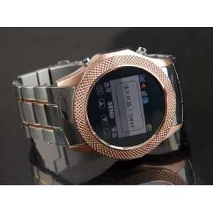  Quad band Stainless Steel Watch Mobile Phone Electronics