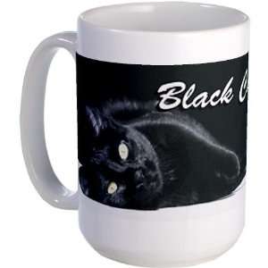  Black Cats Rule 2 Pets Large Mug by  Everything 