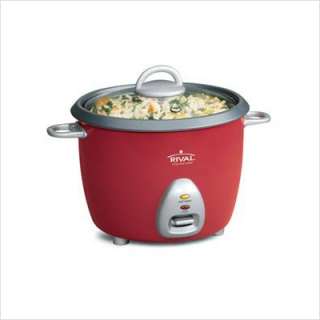 Rival 6 Cup Electric Rice Cooker in Red RC61 048894030147  