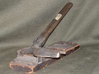 Antique Iron Nutcracker Tool D.N. Heath Museum Item  