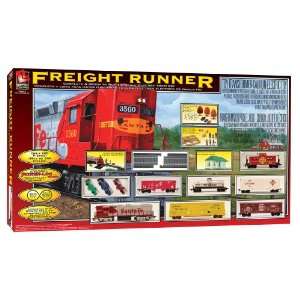   Like Trains HO Scale Freight Runner Electric Train Set Toys & Games