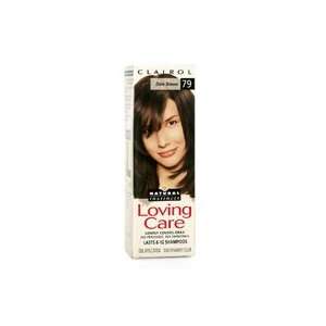 Clairol Loving Care Hair Color Crème Lotion 79 Dark Brown, 3 oz, 1 ea 