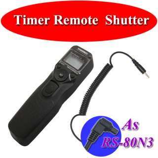 Wireless Timer Remote Shutter fr Canon 5D 5D Mark II 7D  