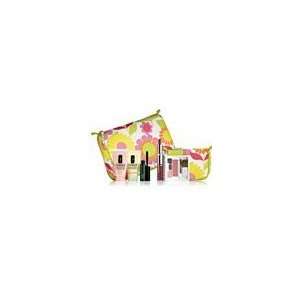    Clinique Spring 2012 2 pc. Cosmetic Bag Set w/Cosmetics: Beauty