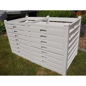  Double Wide Compost Bin Patio, Lawn & Garden