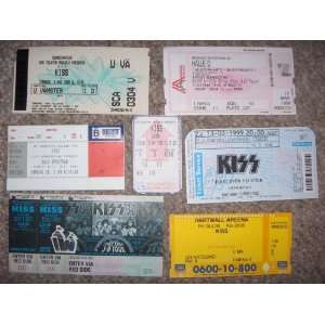    Kiss *Unused International Concert Tickets* 