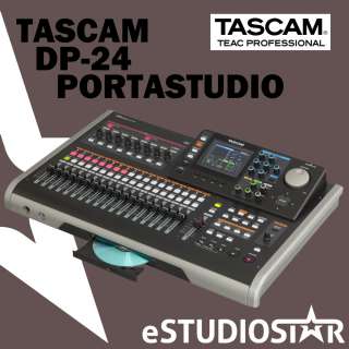 TASCAM DP 24 24 TRACK DIGITAL PORTASTUDIO PORTABLE STUDIO RECORDER NEW 