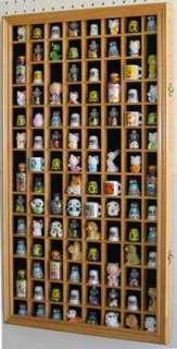 100 Miniatures / Thimble Display Case Cabinet, w/ door  