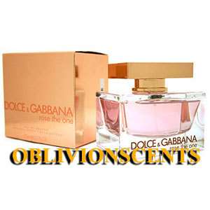 ROSE THE ONE BY DOLCE & GABBANA D&G Perfume 2.5 oz EDP    