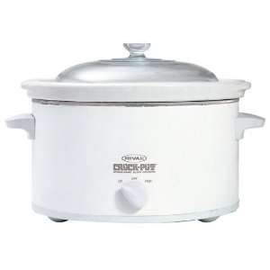  Rival 3355W Round Crock Pot: Kitchen & Dining