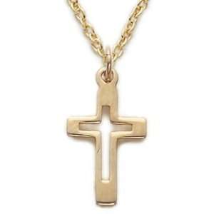 : 14K Yellow Gold Filled Cross Necklaces Cross Necklaces Gold Crosses 