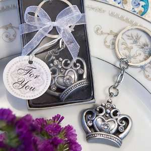  Crown Design Key Ring Favors: Health & Personal Care